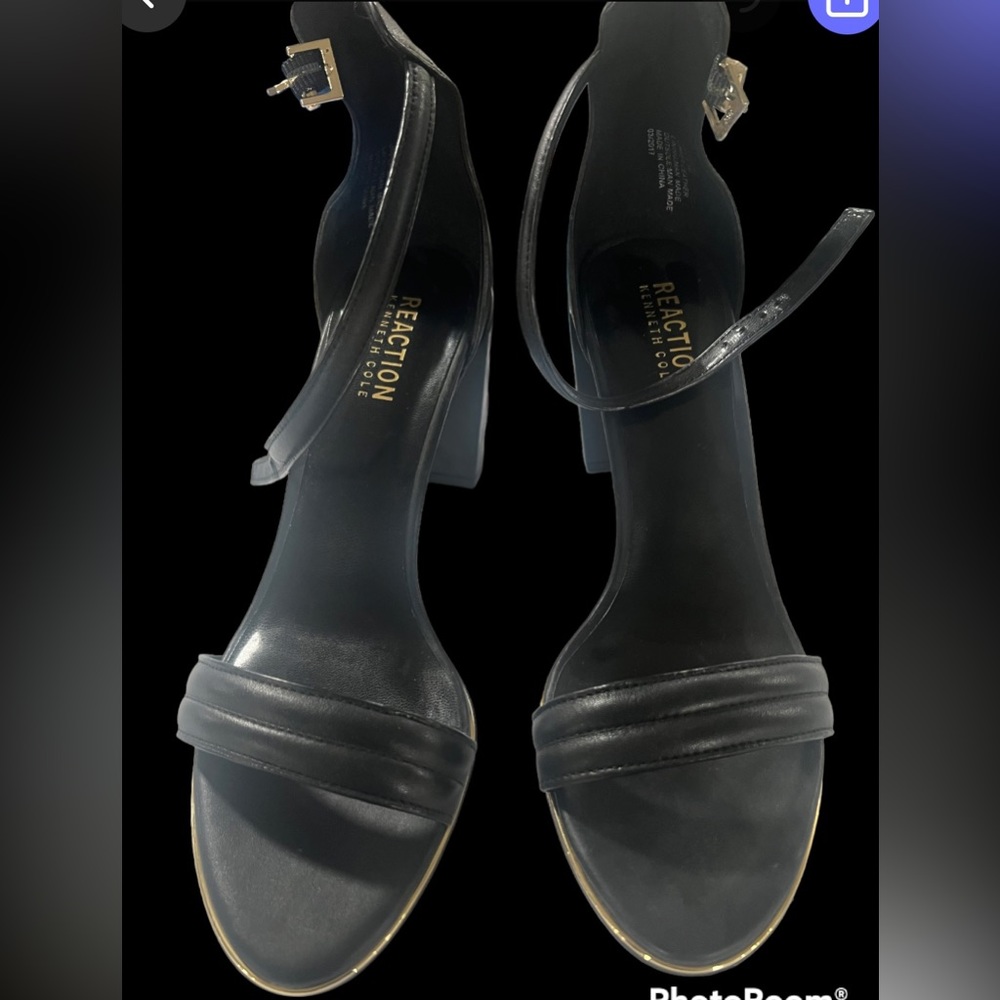 Kenneth Cole Reaction Womens Lolita Dress Sandals, BLACK, Size 8.5